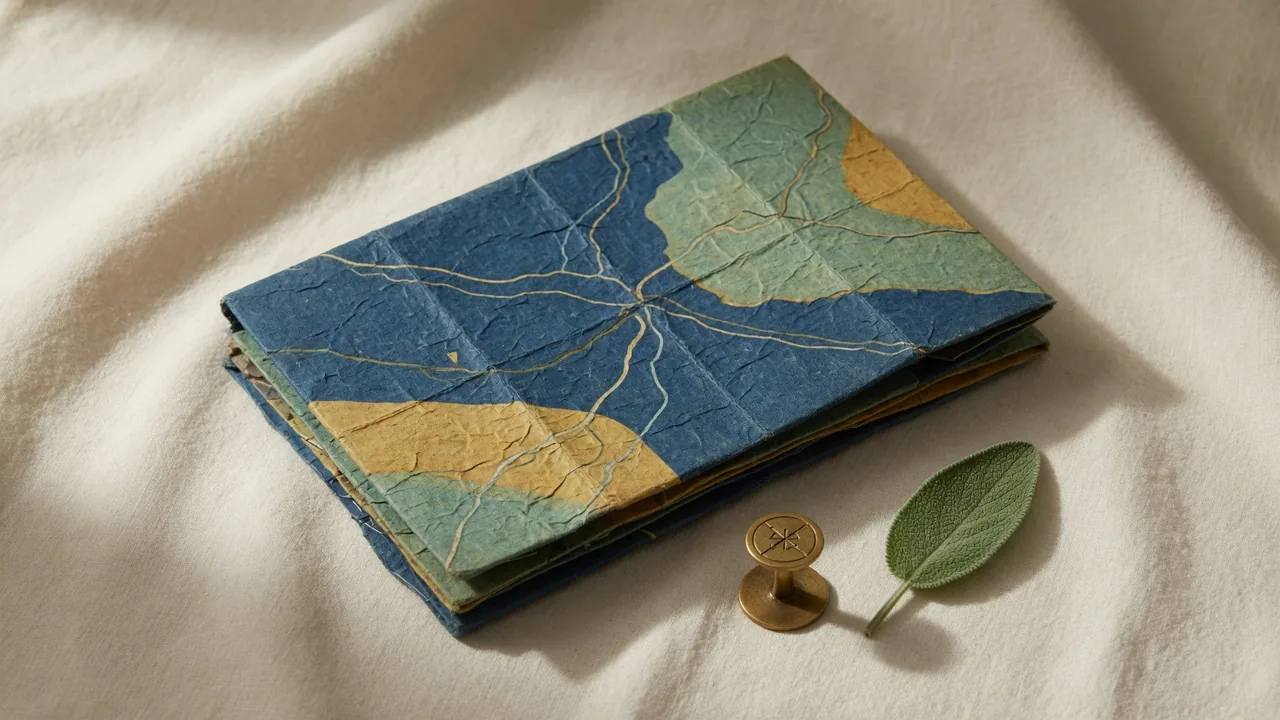 Closed private fieldbook and waypoint materials